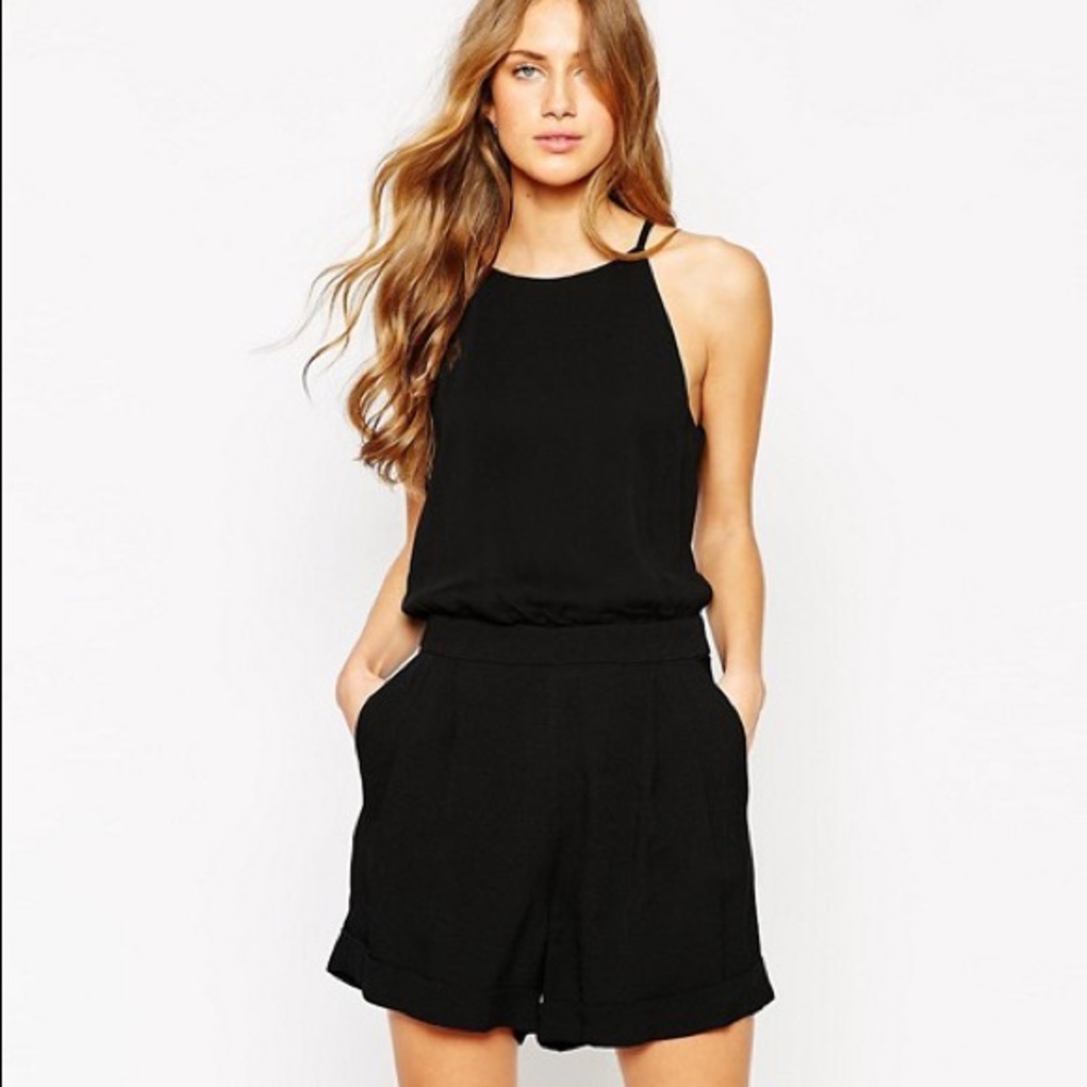 MANGO Black Romper